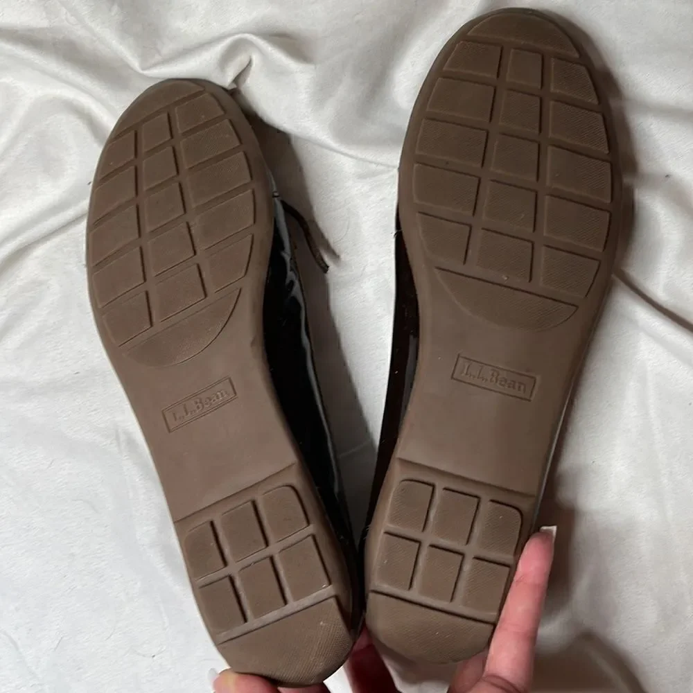 L.L. Bean Brown Coastal Rain Skimmers. Size 8